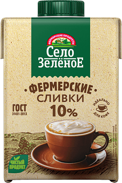 Сливки 10%