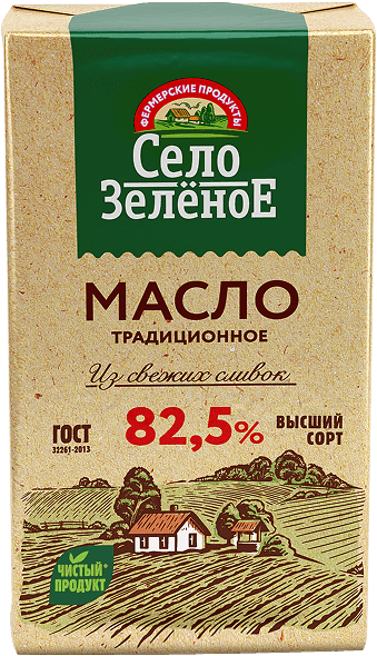 Масло сливочное 82,5%